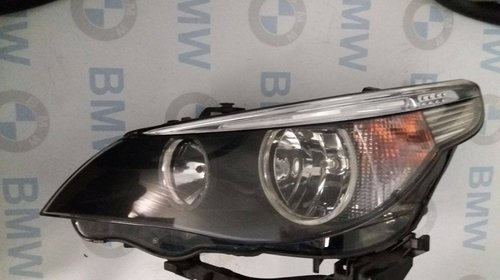 Far stanga complet Bmw e60 fara xenon