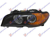 Far Stanga Cu Semnalizare Galbena Negru BMW E46 2003-2006