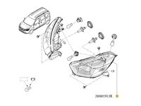 FAR Stanga. DOKKER/LODGY RENAULT 260605913R <br>