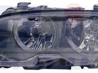 Far stanga H7 electric cu motor culoare insert: negru culoare semnalizator: negru BMW 3 E46 01.99-12.01 DEPO 444-1126L-LDEM2