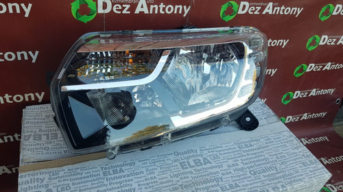 Far stanga LED NOU ORIGINAL Dacia Logan 2 2017 2018 2019 2020 cod 61201915EL