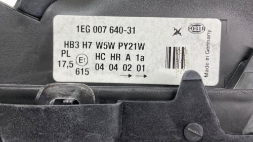 Far Stanga OPEL ASTRA G Saloon (F69_, T98) [ 1998 - 2009 ] HELLA 1EG 007 640-311 OEM 93175368