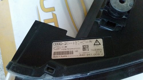 Far stanga xenon led Audi A1 dupa 2012 cod 8X0941003J