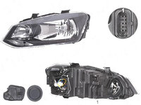 Far Volkswagen Polo (6r), 08.2009-04.2014, fata, Stanga, H4, electric, fara motoras, DEPO