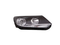 Far Volkswagen Tiguan (5n2), 04.2011-05.2016, fata, Dreapta, cu daytime running light, H15+H7+PY21W+W5W, electric, cu motor, DEPO