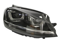 Far VW Golf 7 10.2012- VALEO partea Dreapta daytime running light Bi-xenon pentru bec D3S+H7 fara balast si bec