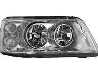 Far VW T5 Multivan 04.2003-10.2009 AL Automotive lighting partea Dreapta, tip bec H1+H7, culoare argintiu, fara prinderi panou frontal