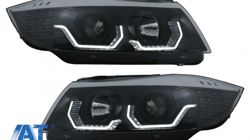 Faruri 3D LED Angel Eyes compatibil cu BMW Se
