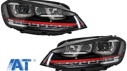 Faruri 3D LED compatibil cu VW Golf 7 VII (20