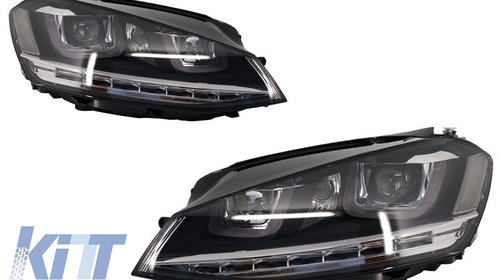 Faruri 3D LED compatibil cu VW Golf VII (2012