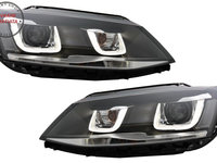 Faruri 3D LED VW Jetta Mk6 VI (2011-2017) GTI U Bi-Xenon Design- livrare gratuita