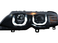 Faruri 3D U LED Angel Eyes - BMW Seria 3 E46 Facelift (09.2001-03.2005)