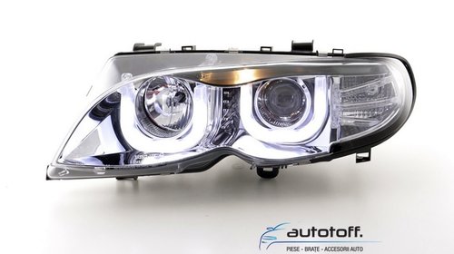 Faruri Angel Eyes 3D BMW Seria 3 E46 Dragon Light