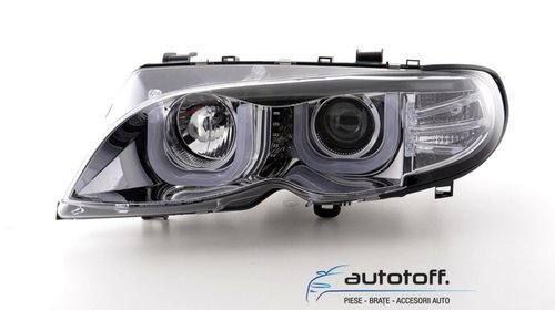 Faruri Angel Eyes 3D BMW Seria 3 E46 Dragon Light