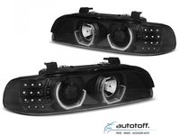 Faruri Angel Eyes 3D LED BMW Seria 5 E39 (1995-2003)