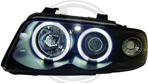 FARURI ANGEL EYES AUDI A4 B5 FUNDAL BLACK (CC