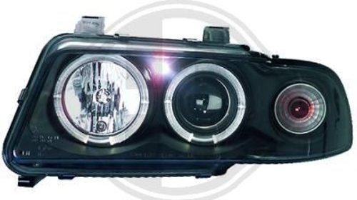 FARURI ANGEL EYES AUDI A4 B5 FUNDAL BLACK -CO