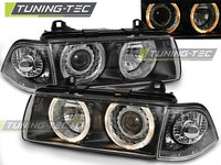 Faruri ANGEL EYES BLACK compatibila BMW E36 12.90-08.99