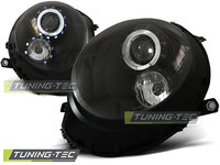 Faruri ANGEL EYES BLACK compatibila BMW MINI (COOPER) 06-14