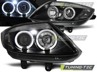 Faruri ANGEL EYES BLACK compatibila BMW Z4 E85 E86 02-08