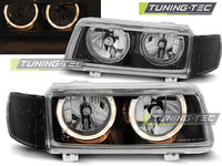 Faruri ANGEL EYES BLACK compatibila VW PASSAT B4 11.93-05.97