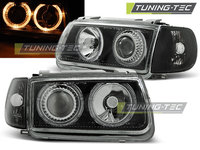 Faruri ANGEL EYES BLACK compatibila VW POLO 6N 10.94-09.99