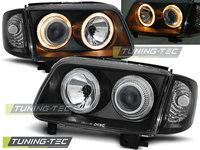 Faruri ANGEL EYES BLACK compatibila VW POLO 6N2 10.99-10.01