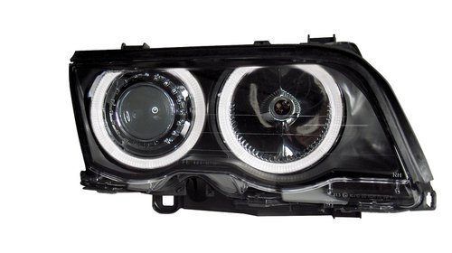 FARURI ANGEL EYES BMW E46 FUNDAL BLACK -COD F