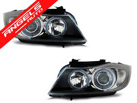 Faruri ANGEL EYES BMW Seria 3 E90/E91 2005-2008 Black