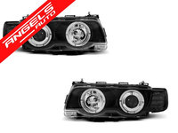 Faruri ANGEL EYES BMW Seria 7 E38 98-01 Negru