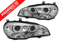 Faruri Angel Eyes BMW X5 E70 2007-2010 Xenon fara AFS