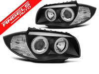 Faruri ANGEL EYES CCFL BMW Seria 1 E87/E81/82/88 04-11 Negru