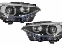 Faruri Angel Eyes compatibil cu BMW 1 Series F20 F21 (2011-2014) Negru HLBMF20NFB SAN35285