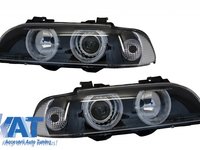 Faruri Angel Eyes compatibil cu BMW Seria 5 E39 (1996-2003) Facelift Design