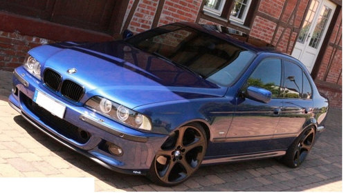 Faruri Angel Eyes compatibil cu BMW Seria 5 E39 (1996-2003) Facelift LCI Design Black Edition