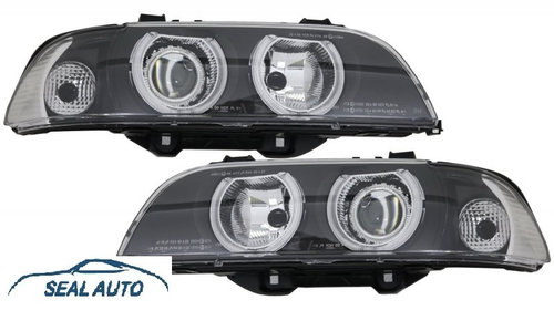 Faruri Angel Eyes compatibil cu BMW Seria 5 E