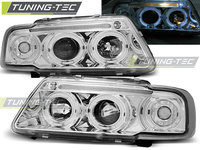 Faruri ANGEL EYES Crom look compatibila AUDI A3 8L 08.96-08.00