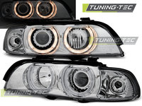 Faruri ANGEL EYES Crom look compatibila BMW E39 09.95-06.03