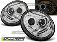 Faruri ANGEL EYES Crom look compatibila VW NEW BEETLE 10.98-05.05