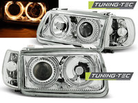 Faruri ANGEL EYES Crom look compatibila VW POLO 6N 10.94-09.99