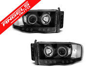 Faruri Angel Eyes DODGE RAM 02-06 ANGEL EYES Negru