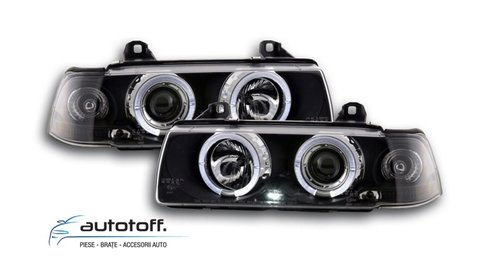 Faruri Angel Eyes LED BMW Seria 3 E36 (1992-1