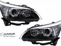 Faruri Angel Eyes LED DEPO BMW Seria 5 E60 (2005-2007)