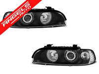 Faruri ANGEL EYES Negru potrivite pentru BMW E39 09.95-06.03