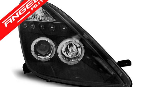 Faruri Angel Eyes Toyota Celica T230 1999-2005 Negru