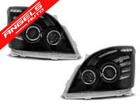 Faruri Angel Eyes Toyota Land Cruiser 120 2003-2009 Negru