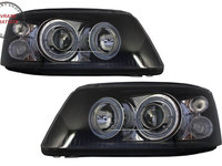 Faruri Angel Eyes VW Transporter T5 (04.2003-08.2009) Negru- livrare gratuita