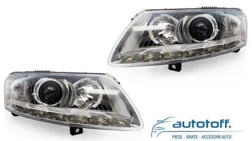 Faruri Audi A6 4F cu BIXENON si led