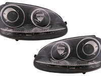 Faruri compatibil cu VW Golf 5 V Mk5 (2003-2007) Jetta (2005-2010) GTI R32 Chrome Edition HLVWG5GTIC