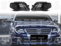 Faruri Compatibil Cu VW Passat B6 3C (2005-2010) DAYLIGHT Negru